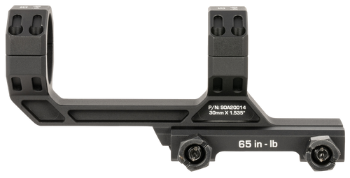 Sig Sauer Electro-Optics SOA20015 Alpha MSR Scope Mount/Ring Combo Black Anodized 34mm | 0 MOA                                                                                                          