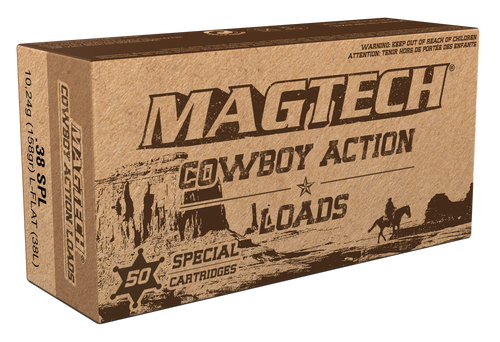 Magtech 38L Cowboy Action .38 Special 158gr Lead Flat Nose Ammo