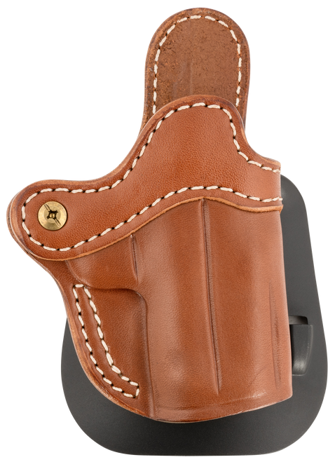 1791 Gunleather ORPDHCCBRR OWB Paddle Holster Optic Ready Brown