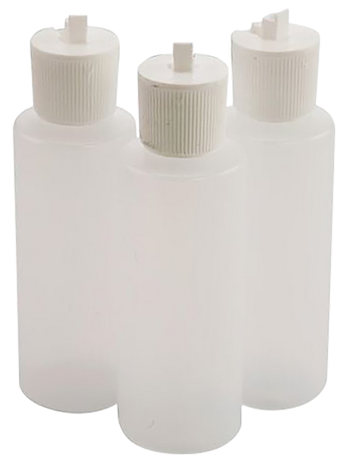 Tipton 197624 Flip Top Solvent Bottles 4 oz Plastic 3 Per Pkg                                                                                                                                           