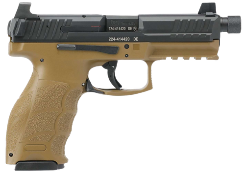 HK VP9 Tactical 9mm 4.7" Threaded Barrel 17+1 FDE Frame