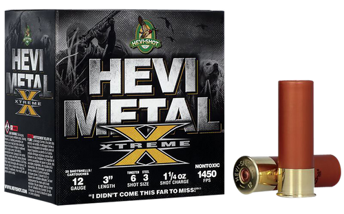 HEVI-Shot HEVI-Metal Extreme 12GA 3" 1.25oz Steel/Tungsten 6/3 Shot