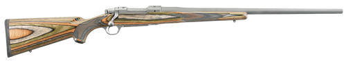 Ruger 17123 Hawkeye Predator Full Size 204 Ruger 5+1 24" Matte Stainless Steel Barrel, Integral Scope Mounts Stainless Steel Receiver, Green Mountain Fixed Laminate Stock                              