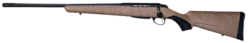 Tikka JRTXRT418 T3x Lite 270 Win 3+1 22.40" Fluted/Threaded, Black Barrel/Rec, Black Webbed Tan Roughtech Synthetic Stock, Interchangeable Grip, Muzzle Brake Left Hand                                 