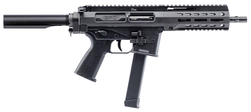 B&T Firearms 500003AB SPC9  9mm Luger 33+1 9.10", Black, Buffer Tube Stock, Polymer Grip (OEM Mag)                                                                                                      