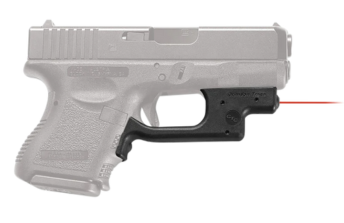Crimson Trace 0123401 LG-436 Laserguard  Black Red Laser Glock Compact & Subcompact                                                                                                                     