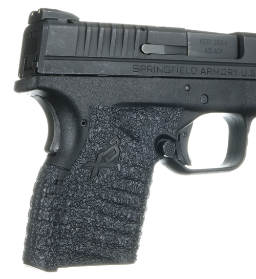 Talon Grips 207R Adhesive Grip  Textured Black Rubber for Springfield XD-S 9,40,45 with Small Backstrap                                                                                                 