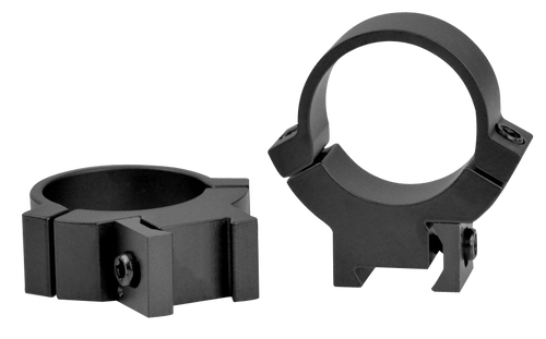 Warne 721M Rimfire Rings Maxima Matte Black 1" Medium 0 MOA                                                                                                                                             