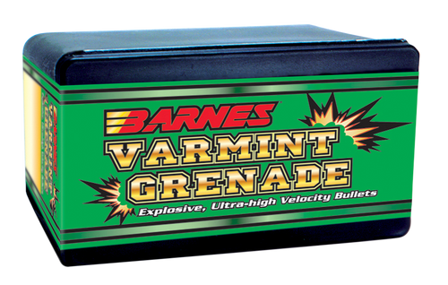 Barnes Varmint Grenade 22 Cal 36gr Hollow Point Bullets 100/Box