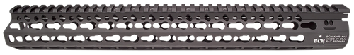 BCM KMRA15556BK KMR Alpha Handguard 15" Keymod Style Made of Aluminum with Black Anodized Finish for AR-15                                                                                              