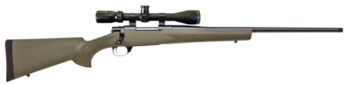 Howa HGP2270G M1500 Hogue Full Size 270 Win 5+1 22" Blued Steel Barrel, Drilled & Tapped Stainless Steel Receiver, Hogue OverMolded Green Synthetic Stock, Nikko Stirling GamePro 4-12x40mm             