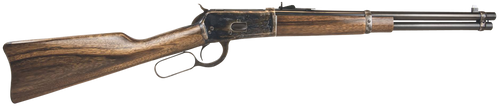 Chiappa Firearms 920337 1892 Trapper Carbine 44 Mag 8+1 16" Blued Barrel, Color Case Hardened Rec, Oiled Walnut Stock, Adjustable Sight                                                                 