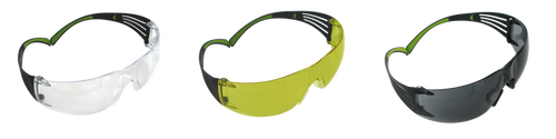 Peltor SF4003PK6 SecureFit 400 Safety Glasses 3-Pack Clear/Amber/Gray