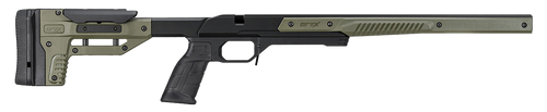 Mdt Sporting Goods Inc 103725ODG Oryx Chassis OD Green/Black Aluminum, Adj. Cheekrest, M-LOK Forend, AR-Style Grip, Barricade Stop, AICS Mag Compatible, Fits Short Action Ruger American               