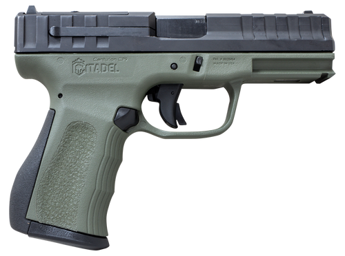 Citadel CP9 Compact 9mm Pistol 14+1 4" Barrel OD Green Frame