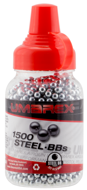 Umarex Precision .177 Steel BBs 1500 Count Bottle - Premium Grade