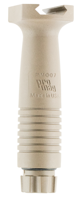 ProMag PM007FDE Vertical Foregrip Swiss Pattern AR-15, M16 Flat Dark Earth Polymer                                                                                                                      