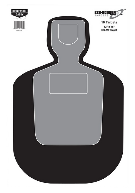 Birchwood Casey BC-19 Silhouette Targets 12"x18" 100-Pack