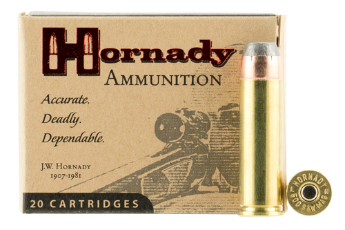 Hornady Custom 500 S&W Mag 500gr XTP Flat Point Ammo 20rd Box