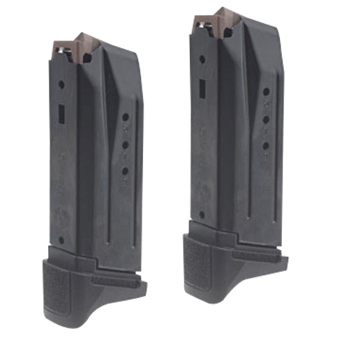 Ruger 90729 Security Value Pack 10rd 380 ACP Fits Security 380 Black Steel 2 Pack                                                                                                                       