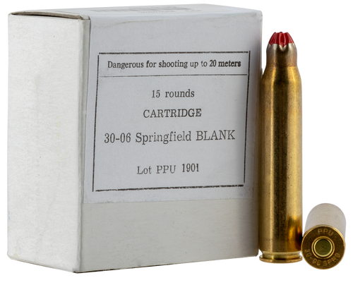 PPU PPB3006 Blank Ammunition 30-06 Springfield 15 Rounds per Box