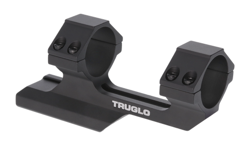 TruGlo TG8963B One-Piece Tactical Scope Mount Scope Mount/Ring Combo Black 1"                                                                                                                           
