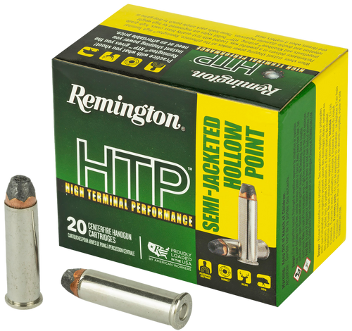 Remington HTP 357 Magnum 158gr SJHP Ammo - 20 Round Box