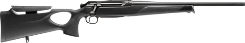 Sauer 80117651 505 Synchro XT Full Size 270 Win Mag 3+1 22" Titanium Gray Threaded Barrel, Saddle Mount Steel Receiver, Black Thumbhole w/Adj Comb Synthetic Stock                                      