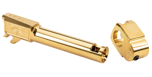 Zaffiri Precision ZP.365BTCG  Threadless Compensator 9mm Fits Sig P365 Gold 17-4 Stainless Steel                                                                                                        