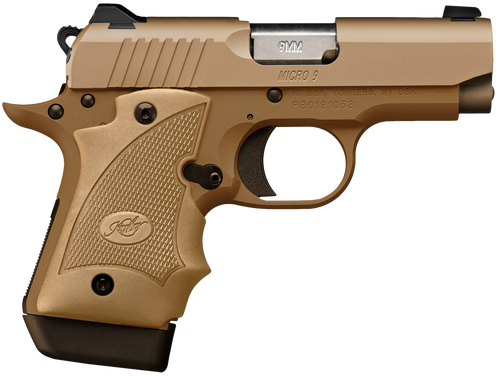 Kimber Micro 9 MC TP 9mm Pistol 7+1 3.15" Desert Tan Grip