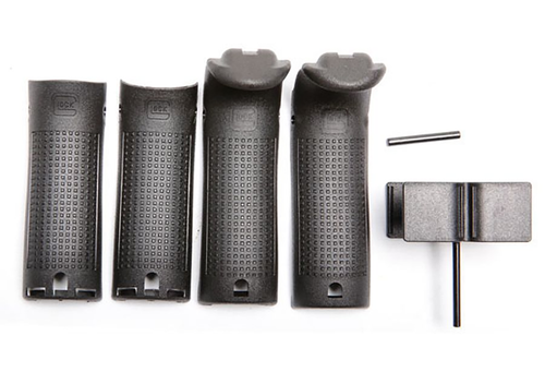 Glock 30820  Backstrap/Beavertail Set Black Polymer                                                                                                                                                     