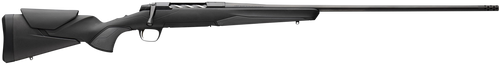 Browning 036003298 X-Bolt 2 Hunter Full Size 7mm PRC 3+1 24" Matte Black Threaded Sporter Barrel, Matte Black Drilled & Tapped Steel Receiver, Black Adjustable Vari-Tech w/Grip Module Synthetic Stock 