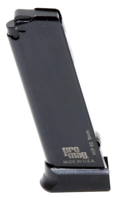 ProMag HIP02 Standard  8rd 9mm Luger Fits Hi-Point C Blued Steel                                                                                                                                        