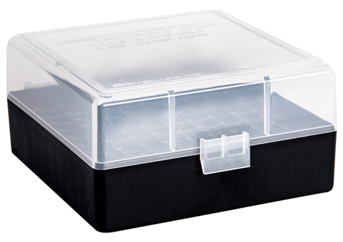 Berry's 03856 Ammo Box 223/5.56 NATO Clear/Black 100 Round Storage