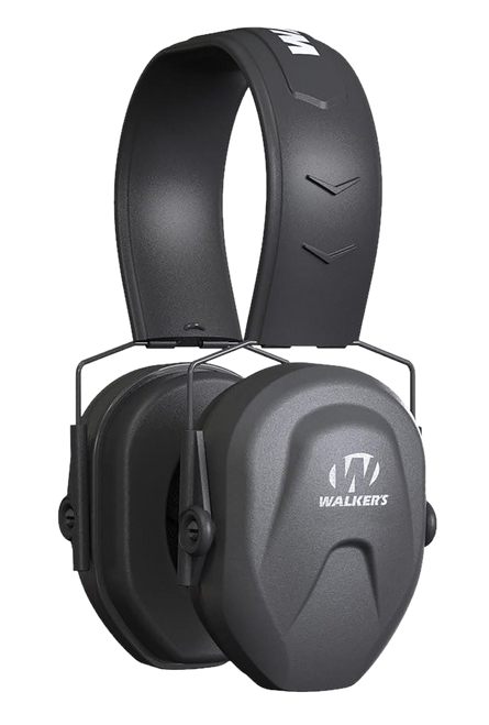 Walker's GWPCRPAS Razor Compact Passive Muff 24 dB Over the Head Black Polymer Fits Youth/Women                                                                                                         