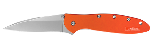 Kershaw 1660OR Leek 3" Orange EDC Folding Knife 14C28N Steel
