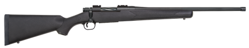 Mossberg 28013 Patriot  450 Bushmaster 4+1 20" Threaded/Fluted Barrel w/Recessed Match Crown, Matte Blued Metal Finish, Spiral-Fluted Bolt, Synthetic Stock, Drop Box Magazine, Adjustable LBA Trigger  