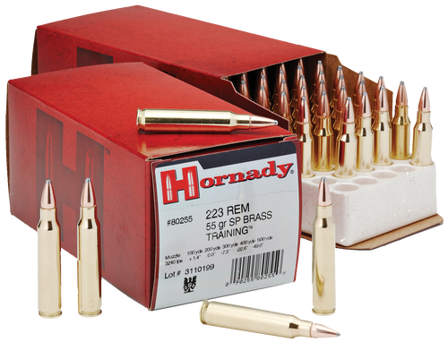 Hornady Custom 223 Rem 55gr Spire Point Ammunition - 50 Rounds