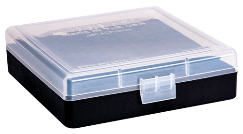 Berry's 87412 Ammo Box 9mm/380 ACP Clear/Black 100 Round Storage