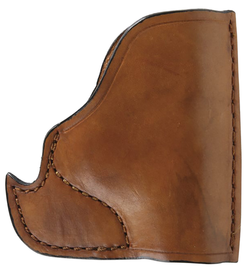 Bulldog MLTIP Tan Leather Pocket Holster - Micro Pistols 22/25/380