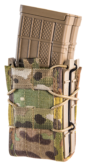 High Speed Gear 112R00MC TACO X2R Mag Pouch Double MultiCam Nylon MOLLE Compatible w/ Rifle                                                                                                             