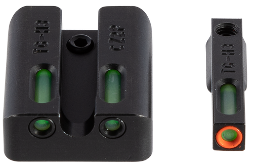 TruGlo TG13CZ2PC TFX Pro  Black | Green Tritium & Fiber Optic Orange Outline Front Sight Green Tritium & Fiber Optic Rear Sight                                                                         
