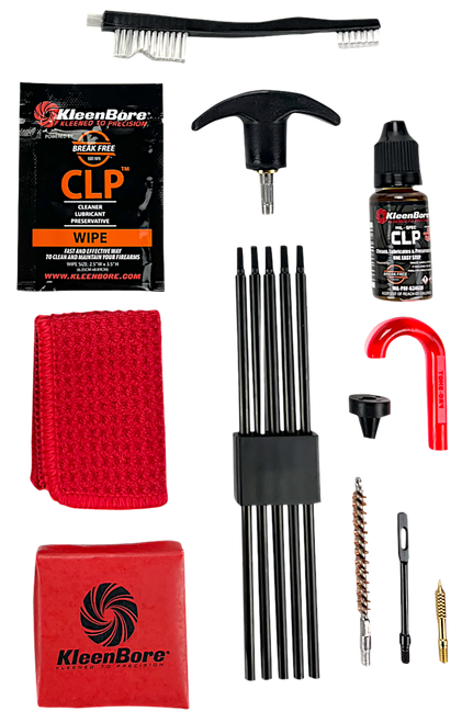 KleenBore K205 Rifle Cleaning Kit .22/.223/5.56mm Cal Complete