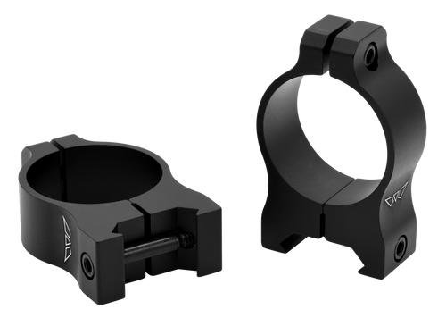 Warne V414M Vapor 30mm Medium Height Scope Rings Matte Black