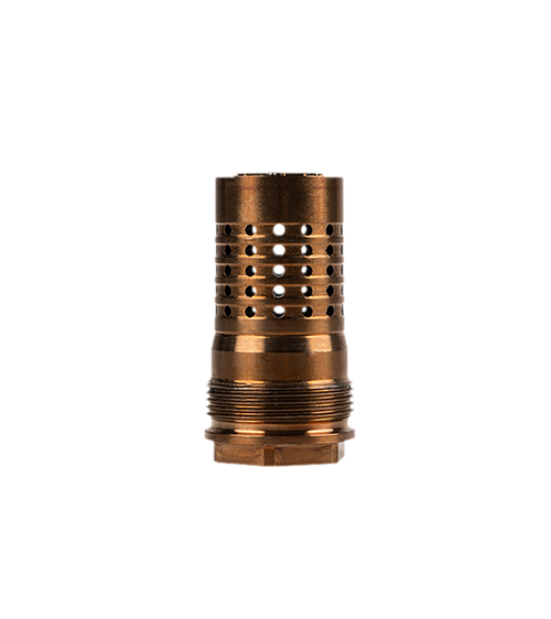Q LLC RECB1/2X28 Cherry Bomb Rear End 7.62 Steel 5/8"x24 Threads 1.71" OAL                                                                                                                              