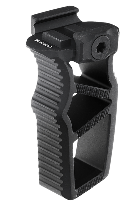 Leapers MTFGP01X Ultra Slim Foregrip  Matte Black Anodized Aluminum                                                                                                                                     