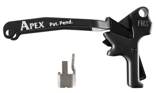 Apex Tactical 119114 Action Enhancement Kit Black Drop-In Trigger Fits FN FNS/FNS Longslide                                                                                                             