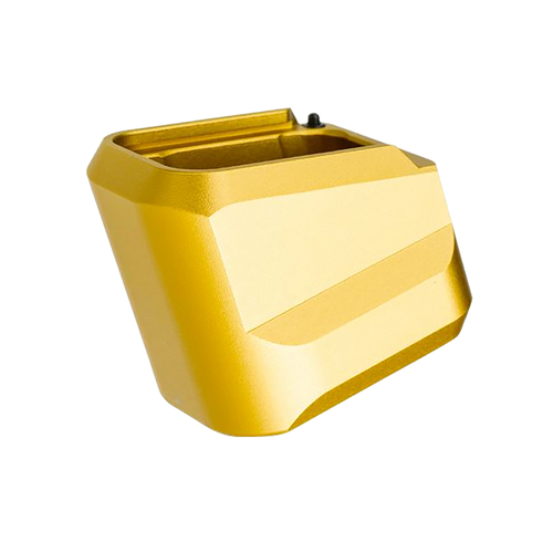 Tyrant CNC TDVP9MAGEXGOLD Magazine Extension  Extension Fits H&K VP9/VP40/VP30 5rd Gold Aluminum                                                                                                        