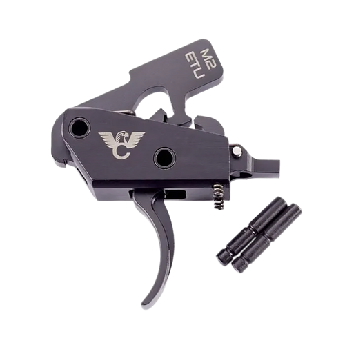 Wilson Combat TRETUM2 Enhanced Trigger Unit  Universal Black Two-Stage Fits AR-15/AR-10                                                                                                                 