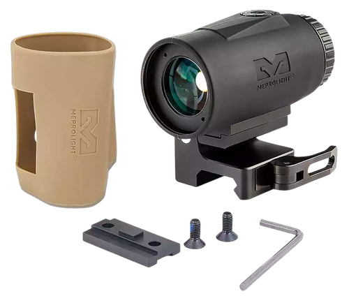 Meprolight MMX4 Micro Magnifier 4x24mm Picatinny Mount Black